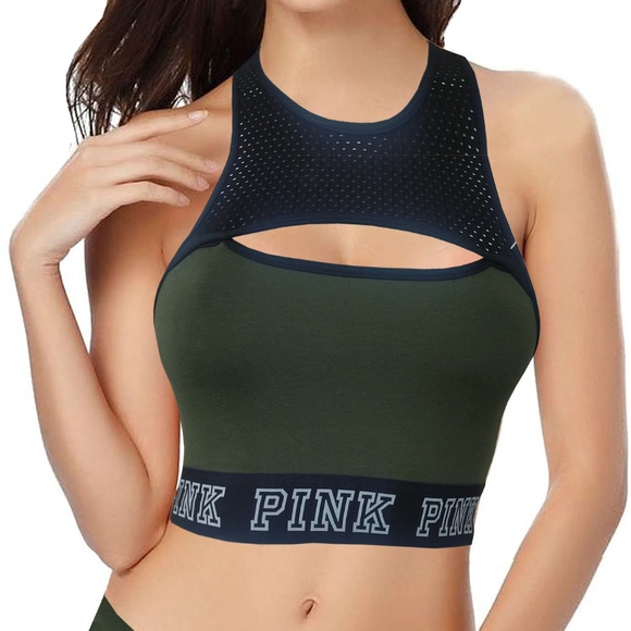 PINK Victoria's Secret Other - VS PINK High Neck Bra Cut out Bralette New